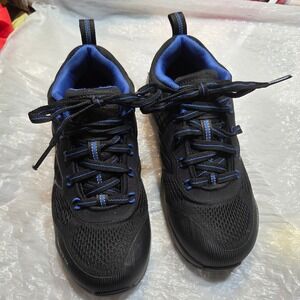 Herman Survivors Size 6 Ladies Composite Toe Work Safety Work Shoes‎ Black Blue